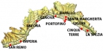 Map of liguria