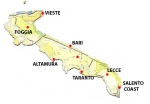 Map of puglia